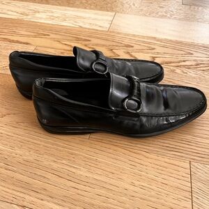 TOD’S Men’s black leather loafers